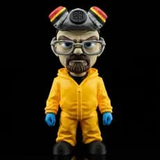 Boneco Walter White Breaking Bad Heisenberg Miniatura Colecionável Decoração Geek