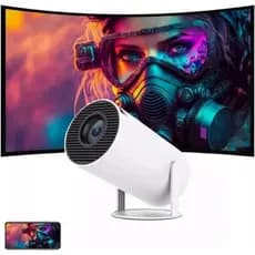 Projetor Portátil 4K Android 11 Wi-Fi e Bluetooth – Home Cinema Smart de Alta Definição