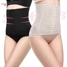 Cintura esportiva 3 fileiras 13 fivela quatro estações oco cinto de barriga pós-parto cinto de barriga espartilho Shapew