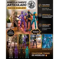 Boneco Articulado Dummy 13 - Grande (19,5cm) | Impressão 3D