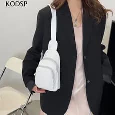 KODSP Corduroy Saco De Peito De , De Cor Sólida Crossbody Ombro Portátil Moedas Cintura Menina