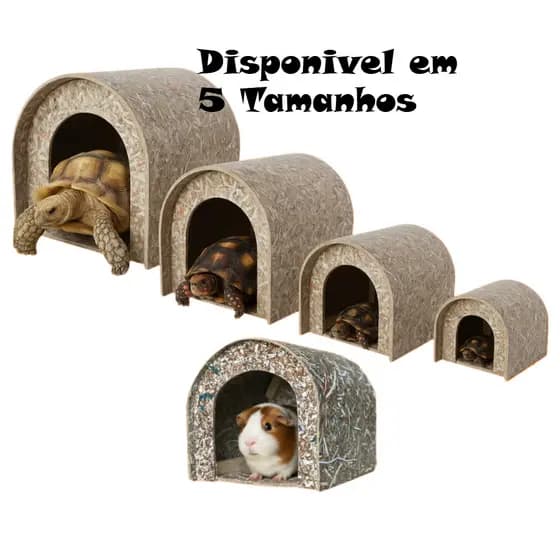 Toca Toquinha Animais Casa Casinha Tartaruga Grande Jabuti Coelho Galinha Pato Porquinho Da Índia Ecológica