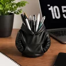 Porta Canetas Moletom Organizador  Mesa Porta Lápis  Porta Pincel Decorativo Moderno para Escritório