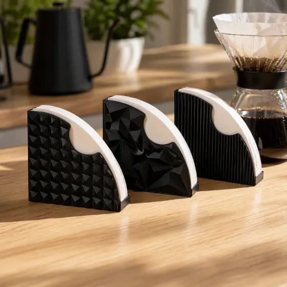 Suporte para Filtro de Café 102 e 103 | Porta Filtro de Papel para Cantinho do Café Organizador