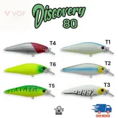 Iscas Artificias Importadas TF Meia Água 8 cm e 10,5 gr Pesca Tucunaré Traíra Dourado