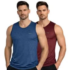 2 Camisetas Regata Masculina Kit Academia e Treino Malha Fria