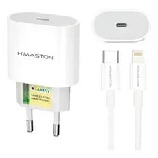 Carregador iPhone Turbo 30W Completo Fonte + Cabo Lightning 1Metro Carregamento Fast Charge