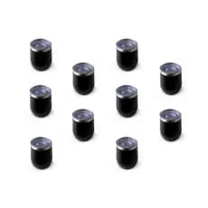 Kit 10 Copos Cuia Térmico De Cerveja Café Aço Inox 360ml Com Tampa Preto