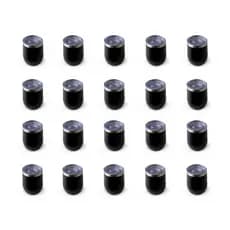 Kit 20 Copos Cuia Térmico De Cerveja Café Aço Inox 360ml Com Tampa Preto