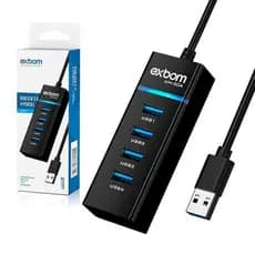 Hub Usb 3.0 4 Portas Expansor Rápido 5 Gbps Alta Velocidade