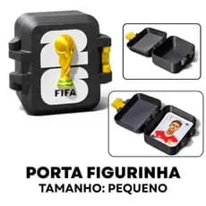 Porta Figurinhas Albúm Copa Mundo 2026 Kit Estojo Caixa Organizador de Cards Futebol | Colecionador