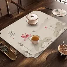 Absorção de água nova porta Retro chinesa antiderrapante absorção de água esteira de secagem rápida sob balcão de cozinh