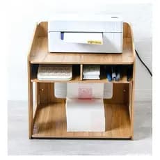 Rack de impressora térmica de escritório simples Desktop expresso rack de armazenamento único superfície eletrônica supo