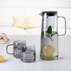 Chaleira de gravata Chaleira fria Chaleira de vidro doméstica quente e fria Grande capacidade Resistente ao calor Bule d