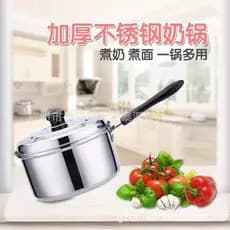 Pote de leite de aço inoxidável Holly Panela de sopa pequena de aço inoxidável Panela antiaderente Panela de indução Pan