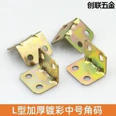 Chuanglian Extra grosso médio canto código móveis mesa cadeira acessórios de fixação ângulo reto em forma de L ferro âng