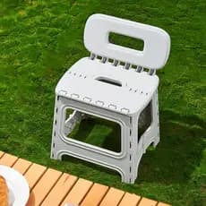 Cadeira doméstica dobrável de plástico mesa de jantar cadeira de lazer encosto moderno simples influenciador cadeira dor