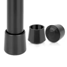 Capa de borracha espessada para pés, preta, elástica, resistente ao desgaste, cadeira de mesa redonda, jaqueta para pern