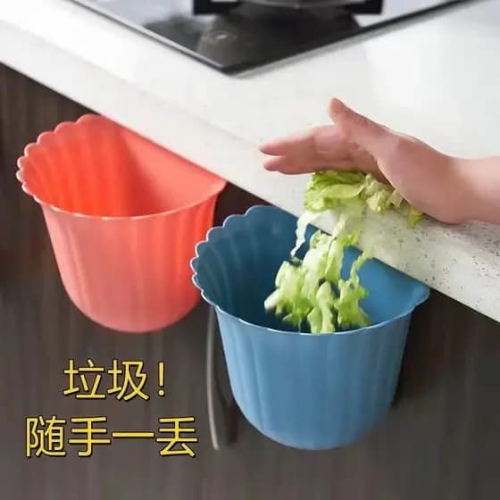 。Lixeira de cozinha porta pendurada artigos diversos classificação de resíduos de cozinha dedicado porta do armário pend