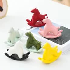 Cerâmica pônei chá ornamentos para animais de estimação cavalo de balanço cerimônia de chá Wenwan mesa de chá ano do cav