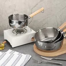 Vendas diretas da fábrica Panela de neve de aço inoxidável Macarrão doméstico Panela de sopa Suplemento alimentar infant