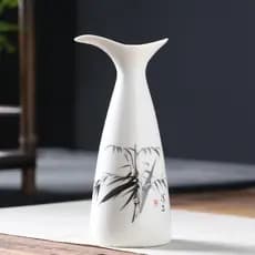 Calor médio dois pequenos frascos de vinho imitação à moda antiga estilo Retro dispensador de vinho cerâmica casa conjun