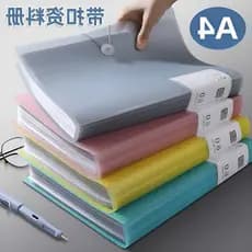 Uma pasta de livro de dados inserção transparente Piano folha de música pasta de papel de teste saco de livro arrumado c