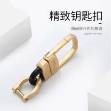 Caplon chaveiro de carro pequena fivela de ferradura Universal chaveiro de liga de zinco adequado para todos os tipos de