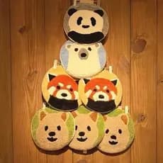 Almofada de Animal dos desenhos animados reunindo almofada redonda antiderrapante grande Panda urso Polar cadeira almofa