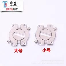 Acessórios de Hardware para móveis, conector de mesa de liga de zinco reforçado, placa de madeira, novo conector chinês