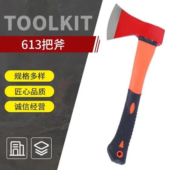 Fabricante fornecimento registro fogo escalada machado 600g carpintaria mão machado ao ar livre 613 aço machado jardim c