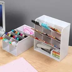 Novo estilo suporte de caneta estudo escritório Plus Size Desktop papelaria organizador caixa armazenamento grande capac