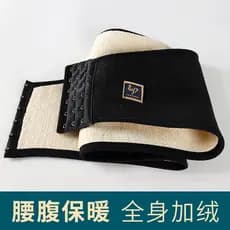 W inverno cinto de lã quente senhoras à prova de frio cintura masculina engrossado Cashmere quente palácio idosos proteç