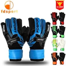 Luvas de goleiro de futebol porteiro látex luvas de dedo luvas de competição infantil pano festivo suprimentos de tecido
