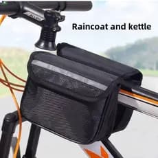 Produtos de compra Bolsa para garrafa de água de bicicleta, bolsa para feixe frontal de Mountain Bike, bolsa para tubo d