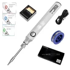 510 conjunto de ferro de solda elétrico inteligente sem fio Mini caneta de solda USB 5V recarregável ferramenta de repar