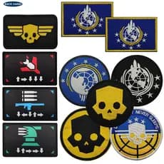Explorer Hell Submariner hdivrs2 Mercadoria do jogo Adesivo de pano bordado Diver Velcro Adesivo Crachá Bolsa Adesivo