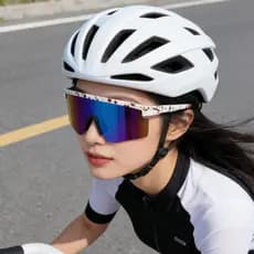 Explorer novo estilo ao ar livre grande quadro conjunto óculos de sol masculino esportes ciclismo óculos de sol feminino
