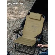 Mountain Fun Ampliado Cadeira Ajustável de Seis Velocidades Acampamento Ao Ar Livre Dobrável Reclinável Dupla Utilização