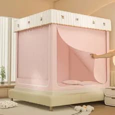 Venda Quente Novo estilo classe A engrossado acolchoado sombreamento tenda tipo zíper cor sólida tipo tenda isolamento a