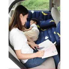 Crianças bebê carro dormir ferramenta útil cama de viagem traseira SUV assento traseiro do carro colchão dobrável cama i