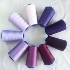 Máquina de costura doméstica linha especial elástica pagode linha de costura doméstica 402 violeta profunda linha de cos