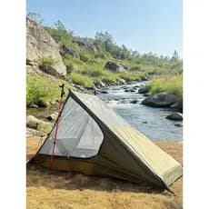 Ao ar livre Ultra-leve respirável única malha tenda de alta densidade à prova de mosquito caminhadas portátil acampament