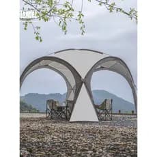 Tenda de dossel ao ar livre cúpula dobrável à prova de vento à prova de chuva guarda-sol grande dossel Multiplayer barra
