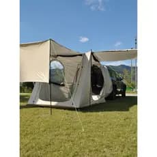 Tenda de carro com cama de dois andares de um quarto, barraca de carro, barraca de carro para 6 pessoas, barraca traseir