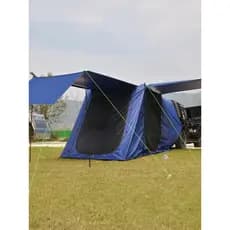Barraca de carro com cama de dois andares, acampamento autônomo, um quarto, barraca de carro, barraca traseira de carro