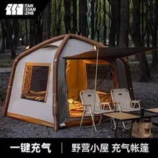Explorer automático de abertura rápida barraca inflável acampamento ao ar livre durante a noite acampamento crianças piq