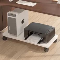 Sob a mesa rack de impressora piso computador Host suporte roda Universal Base móvel suporte colocação rack flor suporte