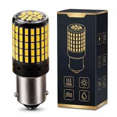 Kit Luz Piscante LED Para Carro canbus 150leds P21w bau15s 1156 BA15S Lâmpada De Sinal