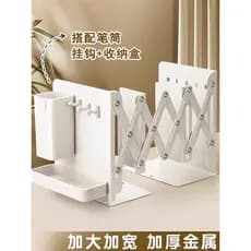 Estante para livros Estante de mesa Estante de mesa Estante retrátil Prateleira de armazenamento de mesa Estante retráti